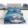 Комплект постільної білизни полуторний Arya сатин 3D Exclusive 160x220 ocean ship (m010315) + 1
