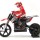 Радіокерована модель Мотоцикл 1:4 Himoto Burstout MX400 Brushed Red (MX400r) + 5