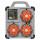 Комплект професійних ліхтарів Mactronic X-Flare (30 Lm) Red/Blue/Amber Recharg 12v/220V Magnetic (PSD0112) (DAS302492) + 9