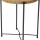 Приставний столик Bo-Camp Carnaby M 32x32 cm Bamboo Brown (1404322) (DAS302571) + 4