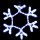 Світлодіодна сніжинка Delux MOTIF Snowflake 40 см синій/білий (10071461) + 1