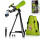 Телескоп Bresser Junior 70/400 Green з адаптером для смартфону + рюкзак (8850610B4K000) (930418) + 1