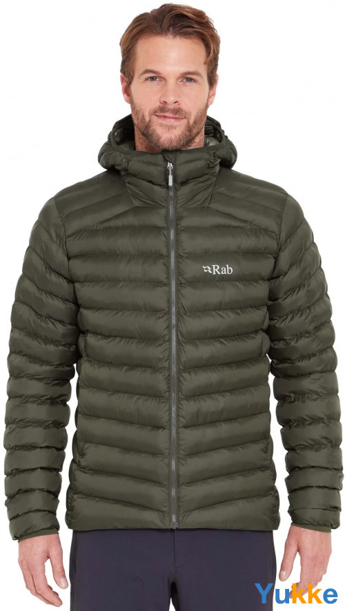 Зимова чоловіча куртка Rab Cirrus Alpine Jacket (Army), S (RB QIP-25-ARM-SML)