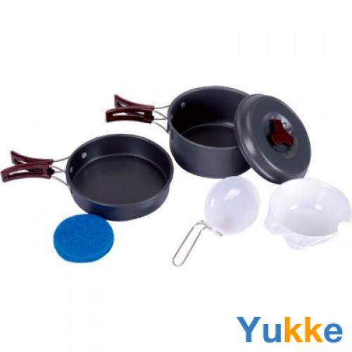 Набір посуду KingCamp Climber 1 (KP3910) Light grey (Climber 1 (KP3910) Light grey)