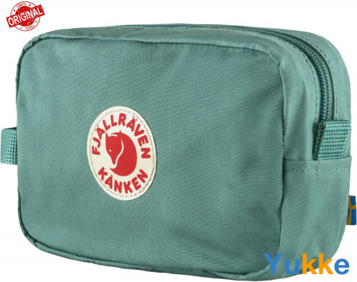 Сумка-органайзер для аксесуарів Fjallraven Kanken Gear Bag (Frost Green), 2 л (25862.664)