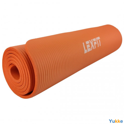 Коврик для йоги и фитнеса USA Style Lexfit 183х61х0.8 см (LKEM-3006-0,8-orang)