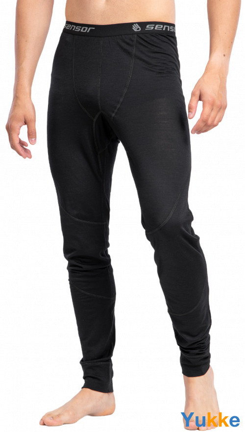 Чоловічі термоштани Sensor Merino Active (Black), L (SM23MA-black-L)