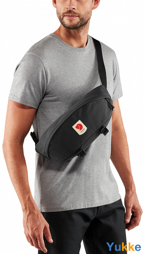 Сумка на пояс Fjallraven Ulvo Hip Pack Large (Black), 4 л (23166.550)