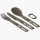 Набір туристичних столових приборів Sea To Summit Frontier UL Cutlery Set Fork, Spoon & Knife (STS ACK034021-121702) + 3