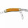 Ніж розкладний Cold Steel Gentleman's Stockman, Yellow Bone (CST CS-FL-GSTKM-Y) + 2