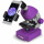 Мікроскоп з набором для дослідів та адаптером для смартфону Bresser Junior 40x-640x Purple (8851300GSF000) (923893) + 5