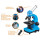 Мікроскоп Bresser Biolux SEL 40x-1600x Blue + смартфон-адаптер (8855600WXH000) (926814) + 4