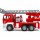 Іграшка - пожежна вантажівка зі сходами BRUDER (+водяна помпа+світло і звук), М1:16 (10580) + 4