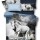 Комплект постільної білизни полуторний Arya сатин 3D Exclusive 160x220 horse beach (m008993) + 1