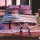 Комплект постільної білизни сімейний Arya сатин 3D 160x220 sand love (m010304) + 1
