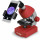 Мікроскоп з набором для дослідів та адаптером для смартфону Bresser Junior 40x-640x Red (8851300E8G000) (923031) + 4