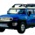 Машинка мікро р/в 1:43 ліценз. ShenQiWei Toyota FJ синій (SQW8004-FJb) + 2
