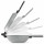 Сковорода подвійна з решіткою 28 см Flonal Dura Induction Rocky Twins (RKIWP2830) (DAS301930) + 9