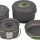 Набір туристичного посуду Bo-Camp Explorer 4 Pieces Hard Anodized Grey/Green (2200244) (DAS301407) + 14