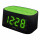 Годинник настільний з радіо Technoline WT465 Black/Green (DAS301825) + 4