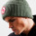 В'язана вовняна шапка з відворотом Fjallraven 1960 Logo Hat (Caper Green), One Size (78142.677) + 4