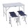 Стіл із стільцями KingCamp  (Table and Chair Set(KC3850) Silver) + 4