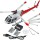 Вертоліт 3D на радіокеруванні мікро WL Toys V931 FBL Red (WL-V931r) + 3