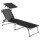 Ліжко розкладне Bo-Camp Sun Lounger With Sunscreen 5 Positions Black (1304460) (DAS301465) + 2